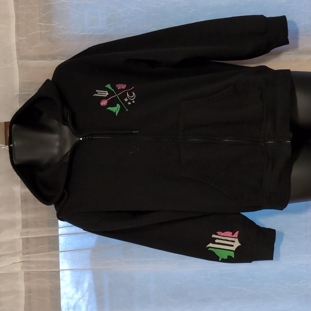 Wiked movie zip up sweatshirt hoodie size XL
